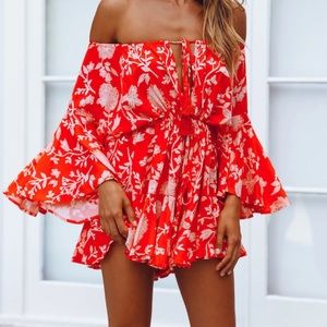 HelloMolly made in the aftermath red romper